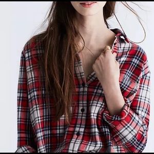 Madewell Oversized Flannel S